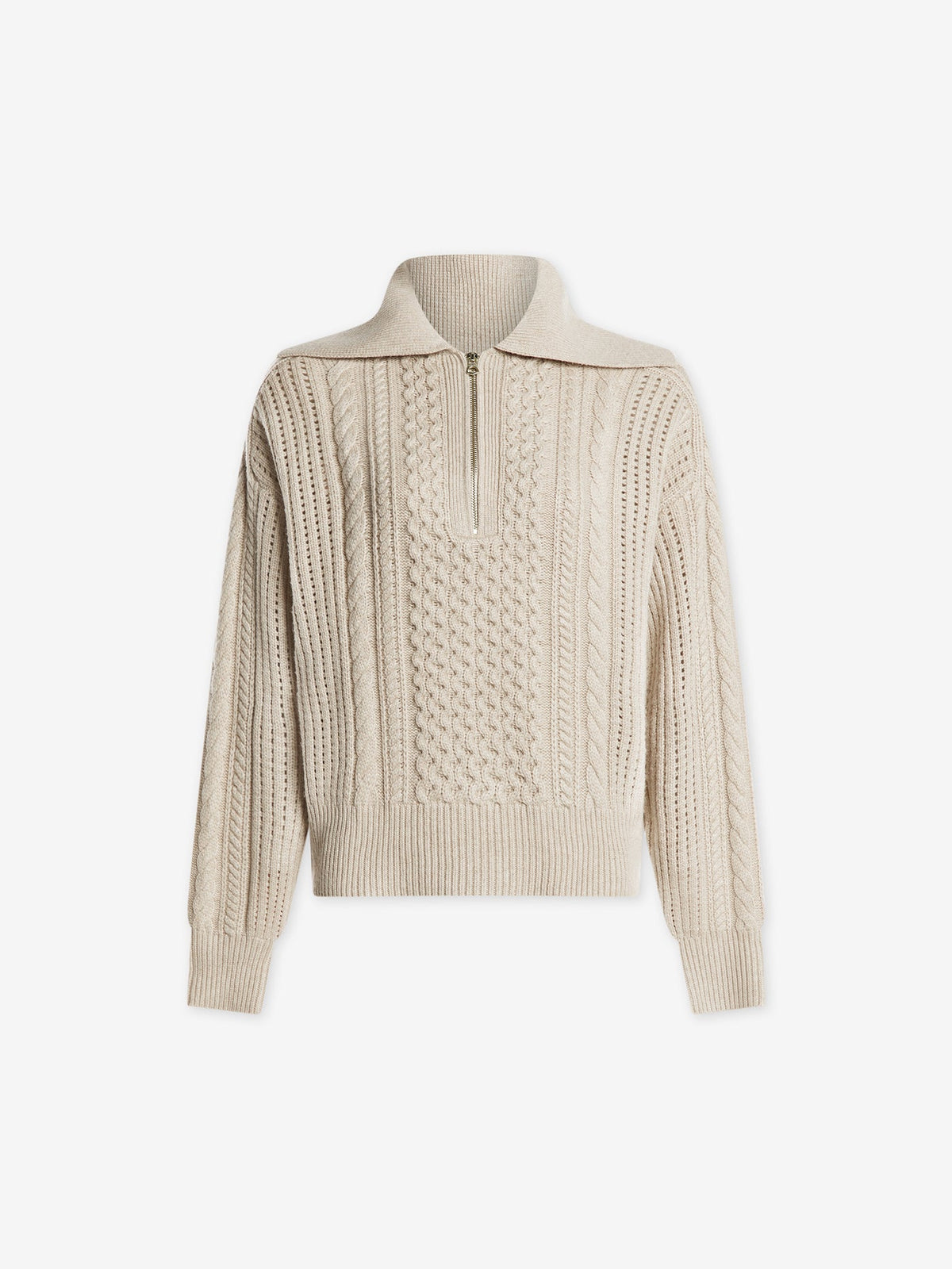 Varley Smart Buy - Camello Relaxed Cable Half Zip