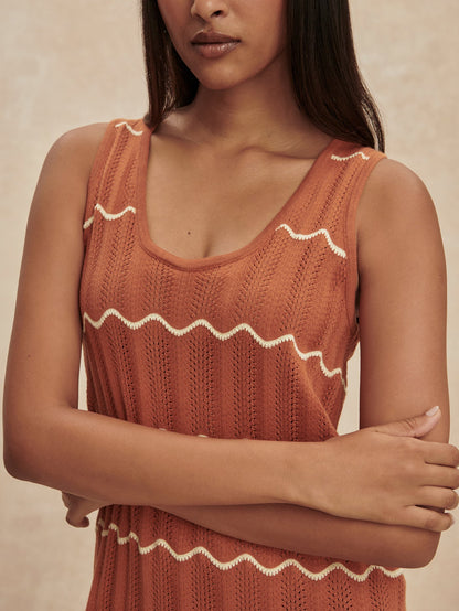 Varley Hot Sale - Yuna Scallop Knit Dress
