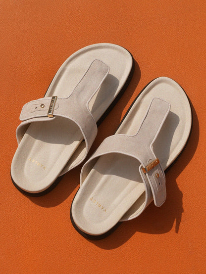 Varley Value - Aisne Toe Post Sandals Suede