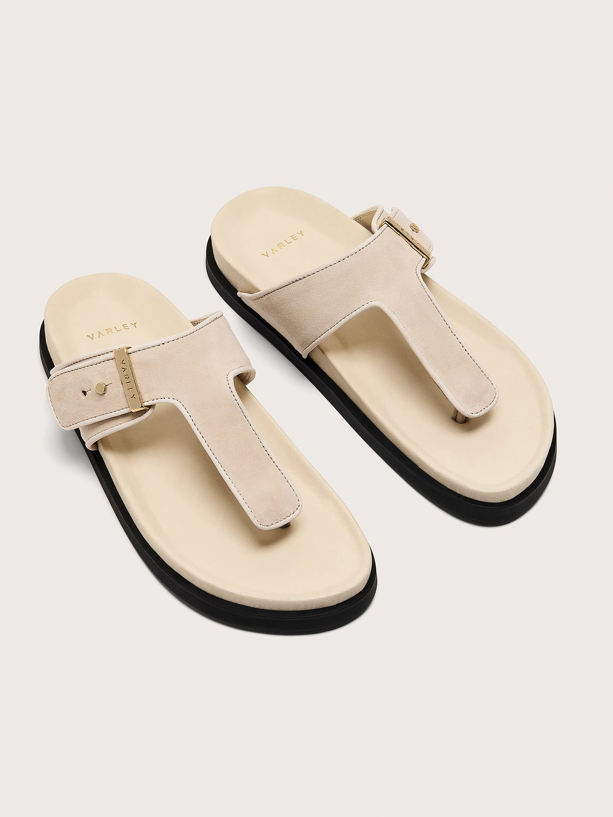 Varley Value - Aisne Toe Post Sandals Suede
