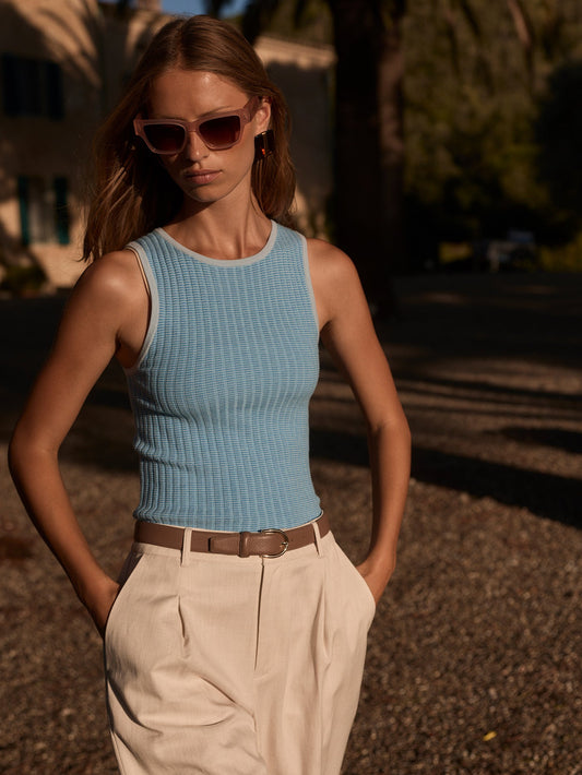 Varley Everyday - Hanson Rib Knit Tank Top