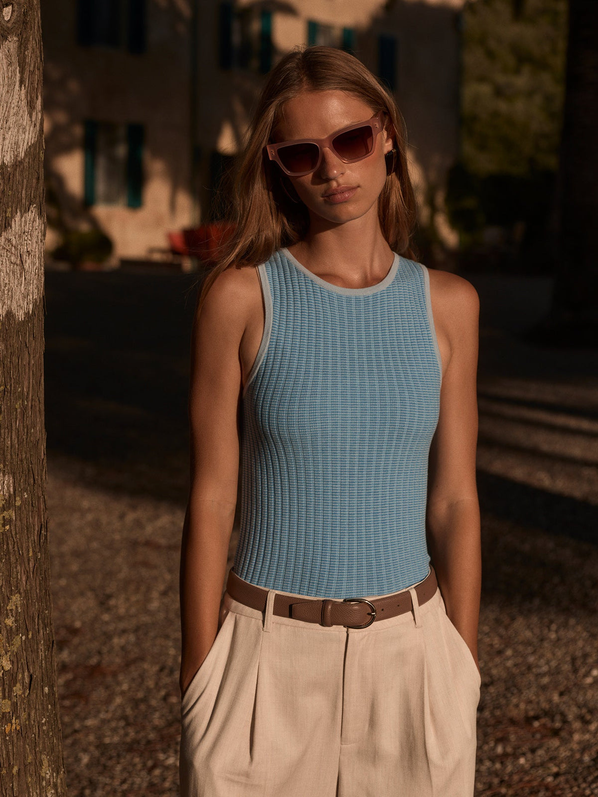 Varley Everyday - Hanson Rib Knit Tank Top