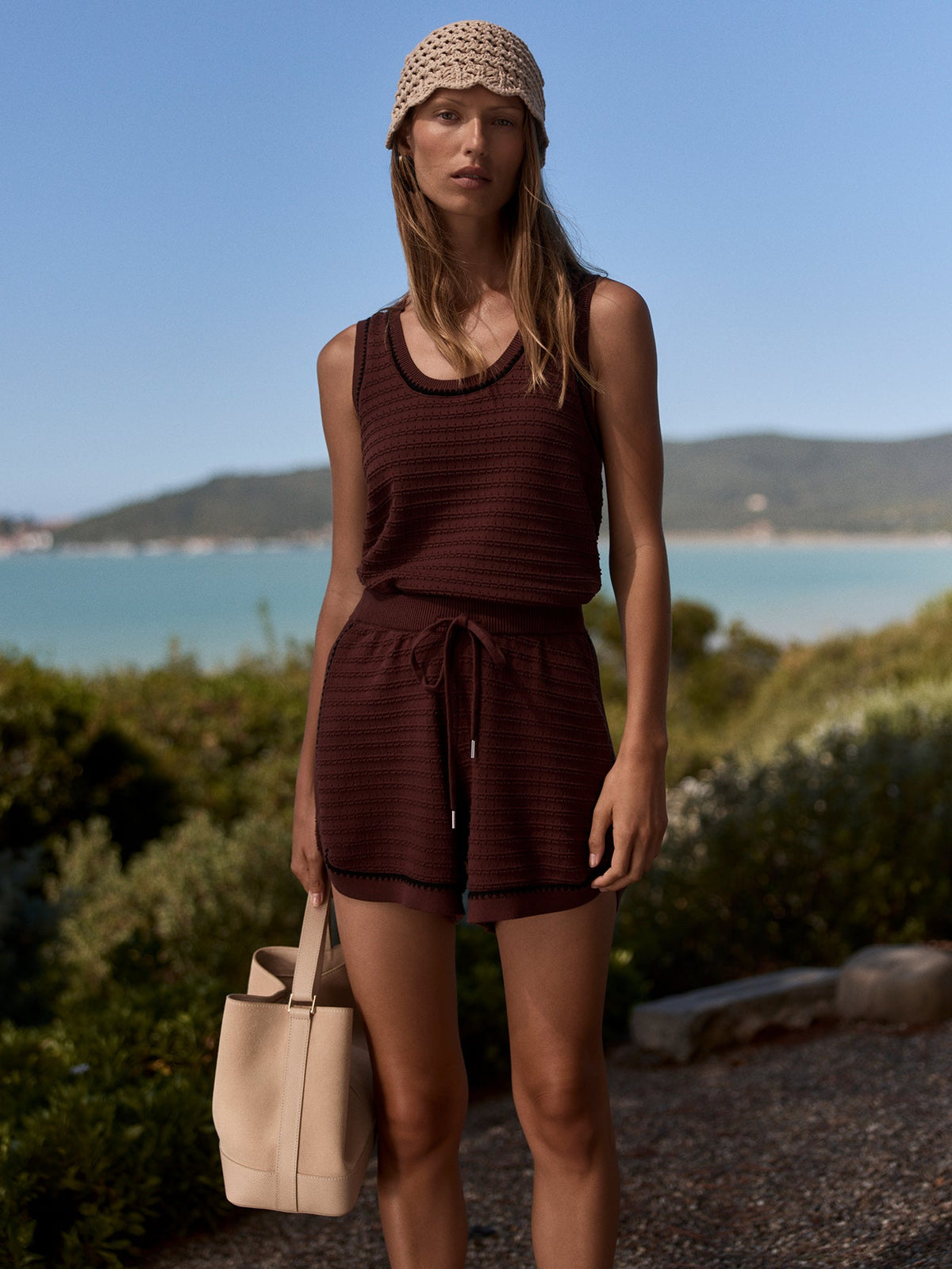 Varley New - Gideon Knit Tank Top