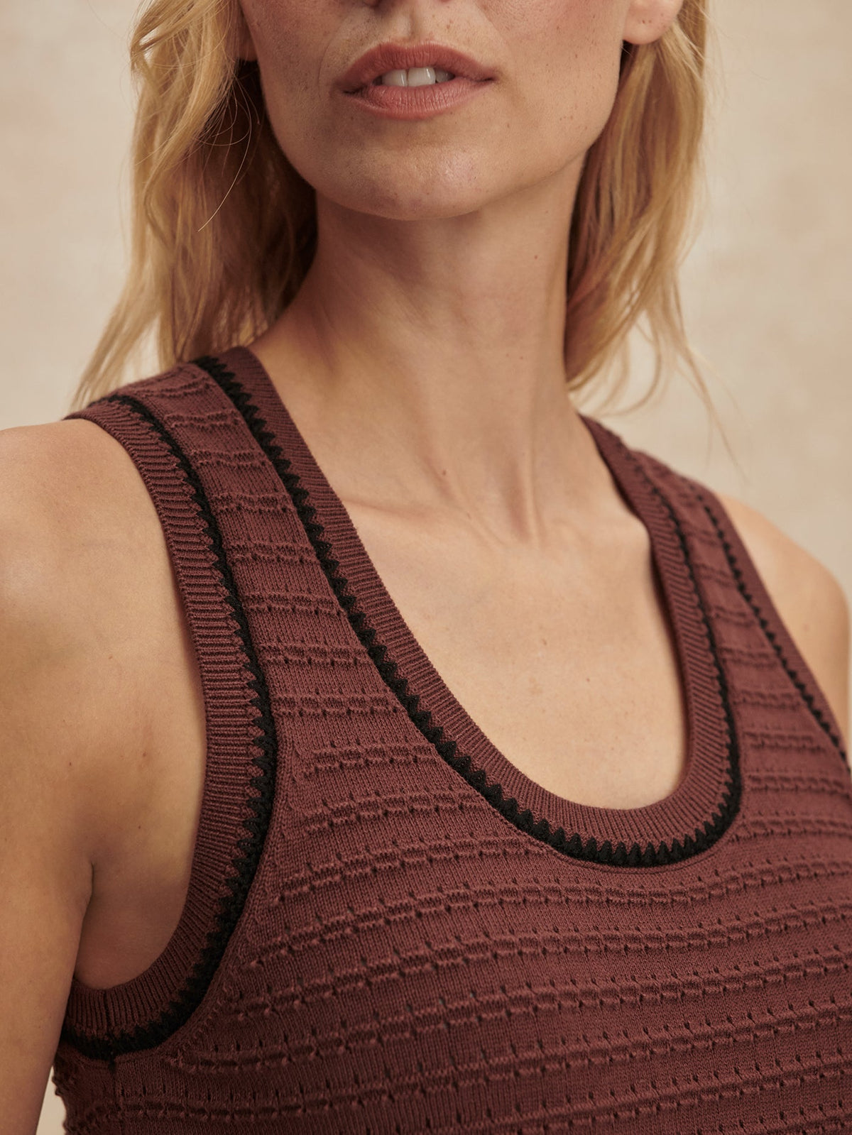 Varley New - Gideon Knit Tank Top