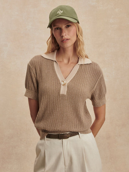 Varley Customer Favorite - Perrine Knit Polo Shirt