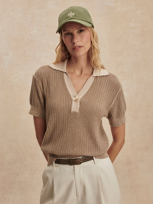 Varley Customer Favorite - Perrine Knit Polo Shirt
