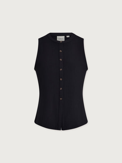 Varley New - Latia Button Through Tank Top