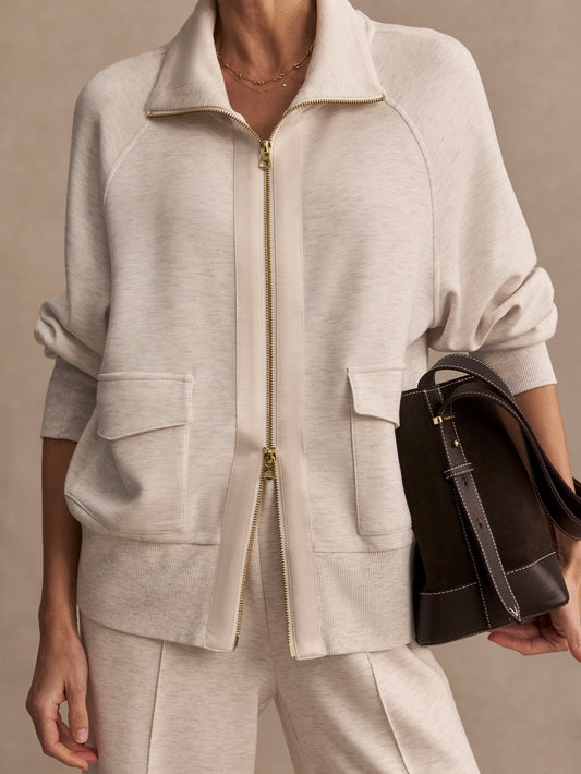 Varley Top Pick - Roxbury Zip-Through Sweat | Varley Us