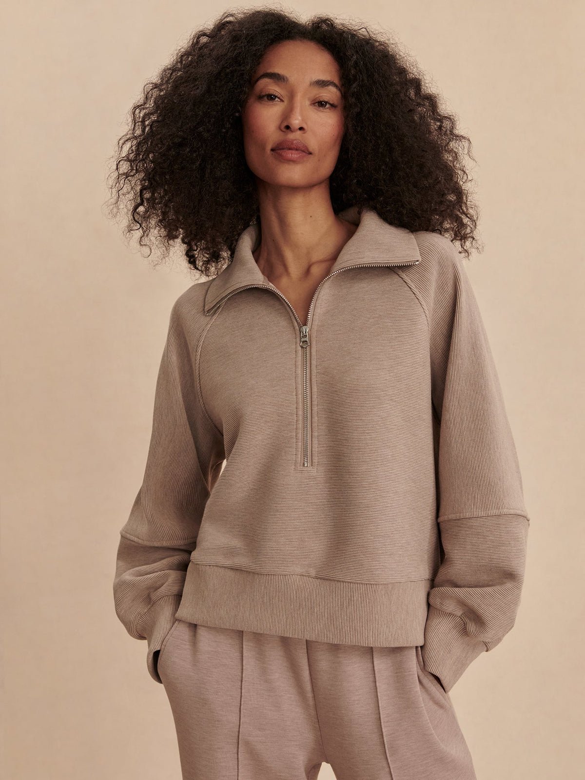Varley Recommended - Milano Half Zip Sweat