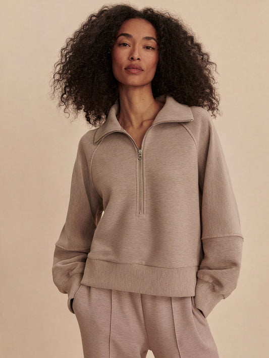 Varley Recommended - Milano Half Zip Sweat