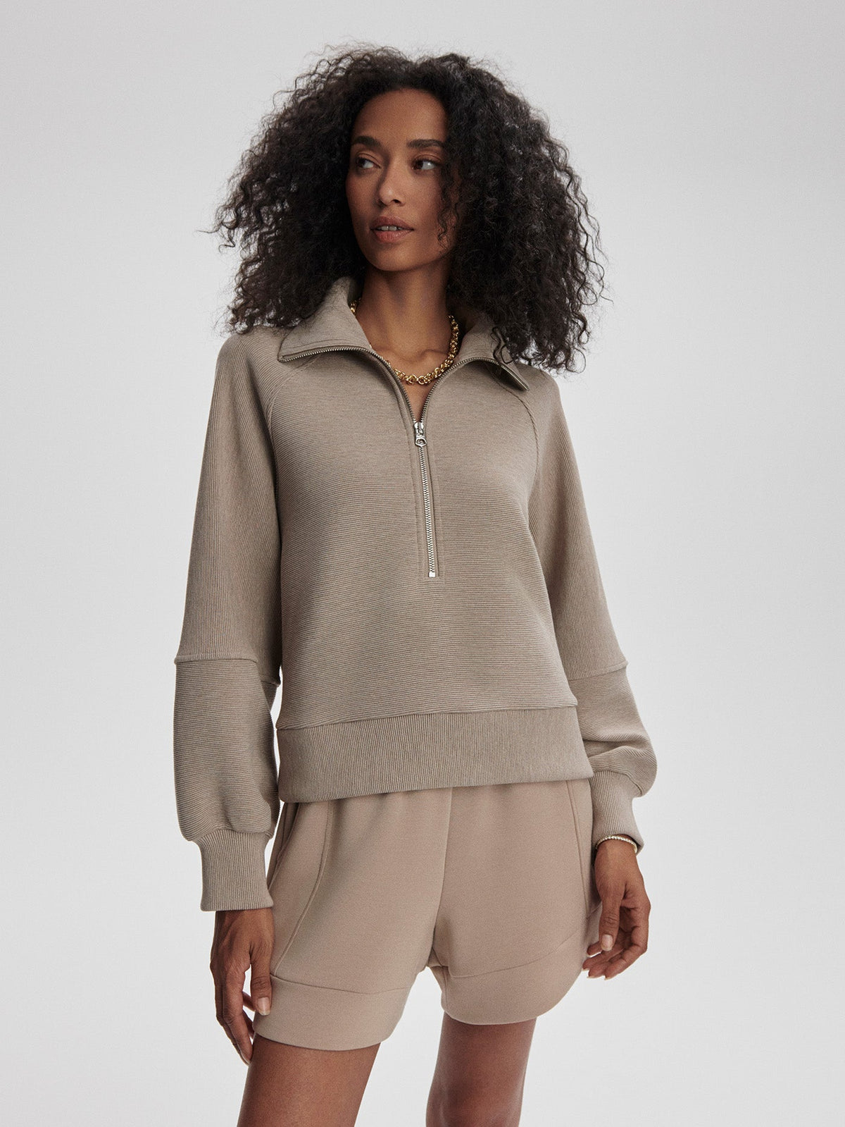 Varley Recommended - Milano Half Zip Sweat
