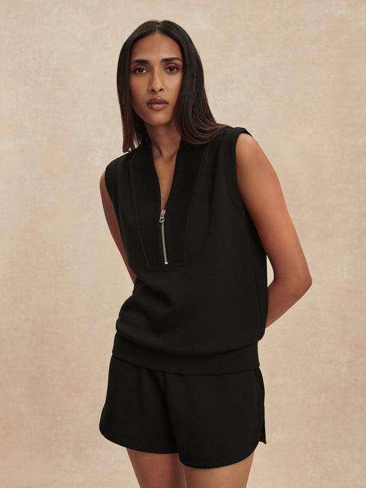 Varley Best Seller - Beau Sleeveless Half Zip Top