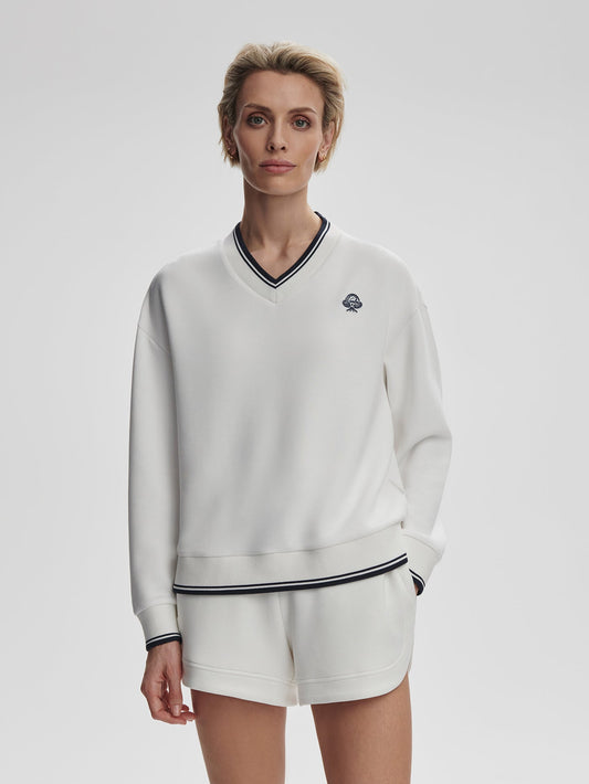 Varley Popular - Iona V Neck Sweat