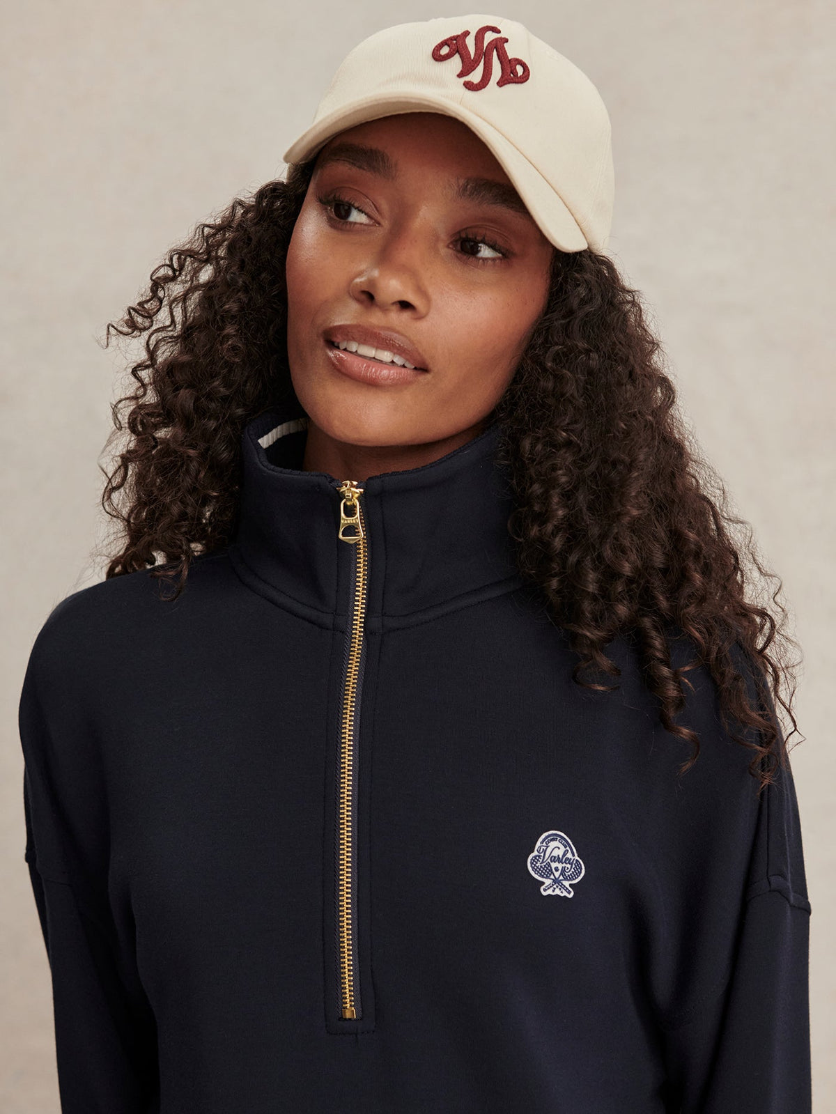 Varley Discount - Bertie Half Zip Sweat