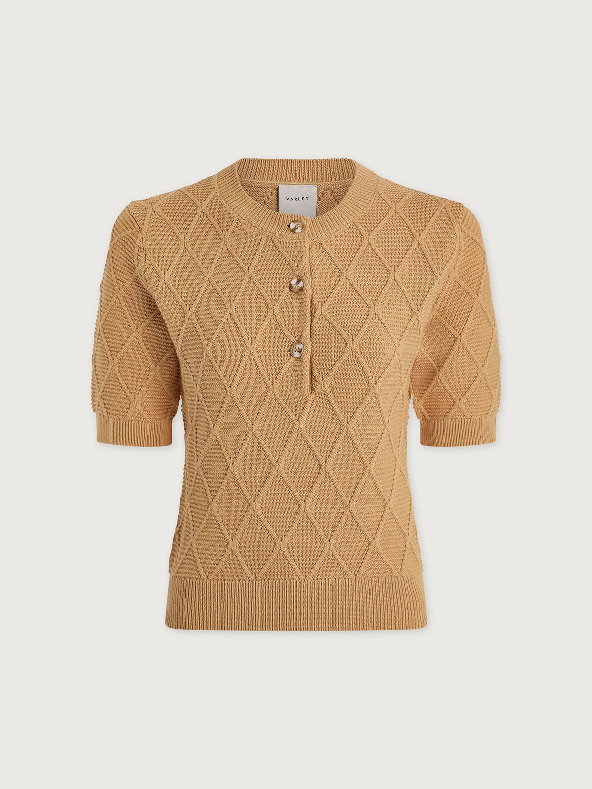 Varley Classic - Merryn Diamond Knit Top
