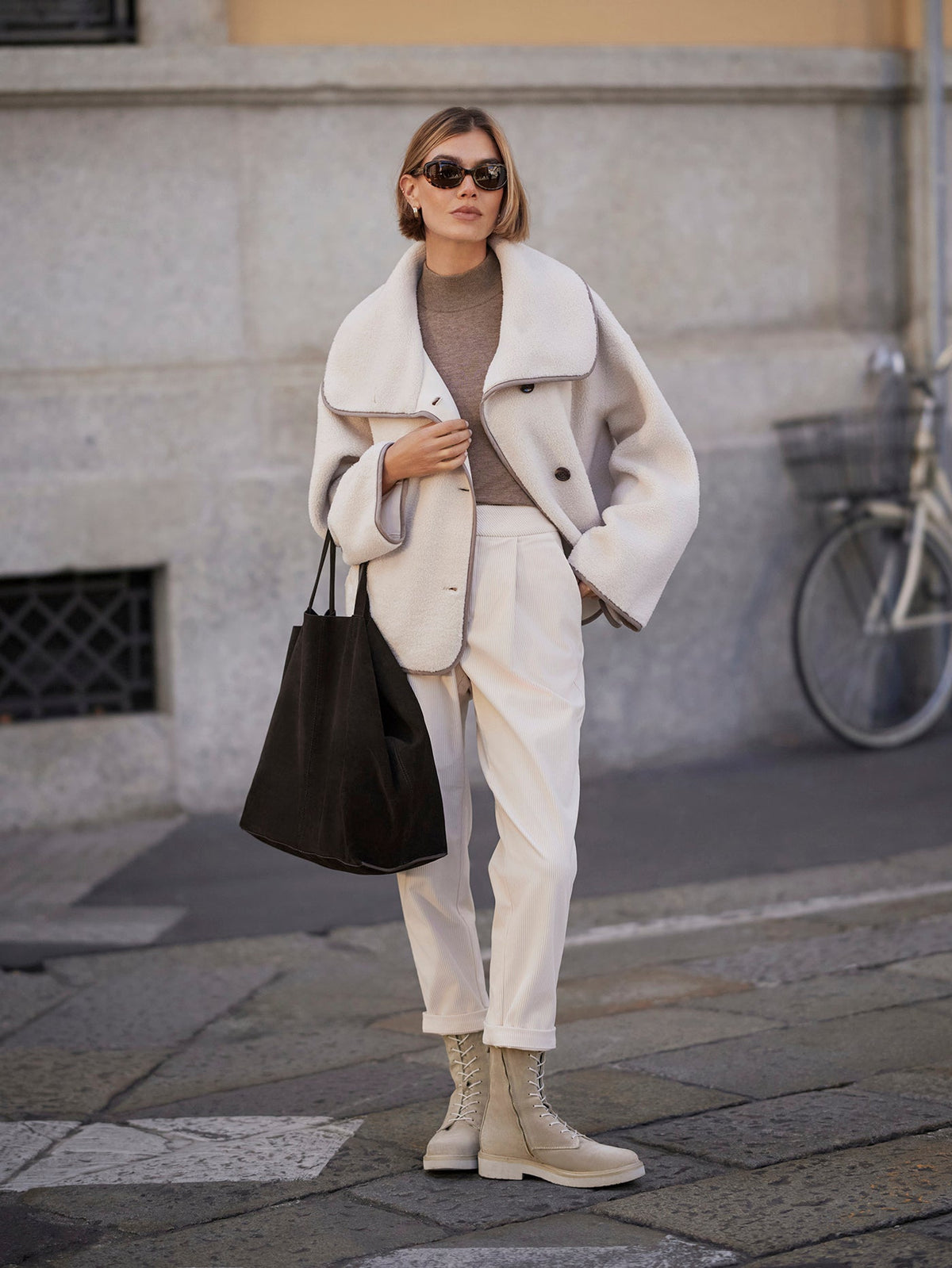 Varley Classic - Romane Boxy Sherpa Jacket