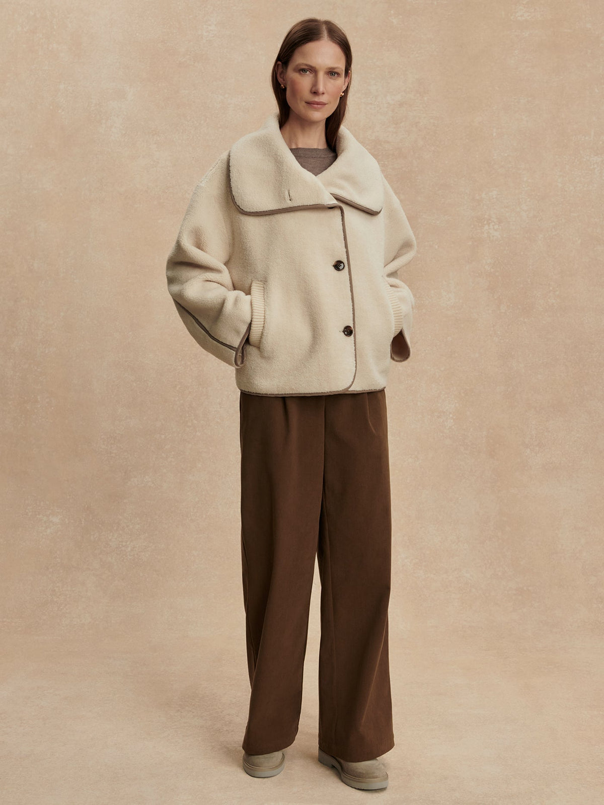 Varley Classic - Romane Boxy Sherpa Jacket