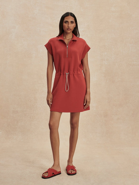 Varley Discount - Avaya Half Zip Dress