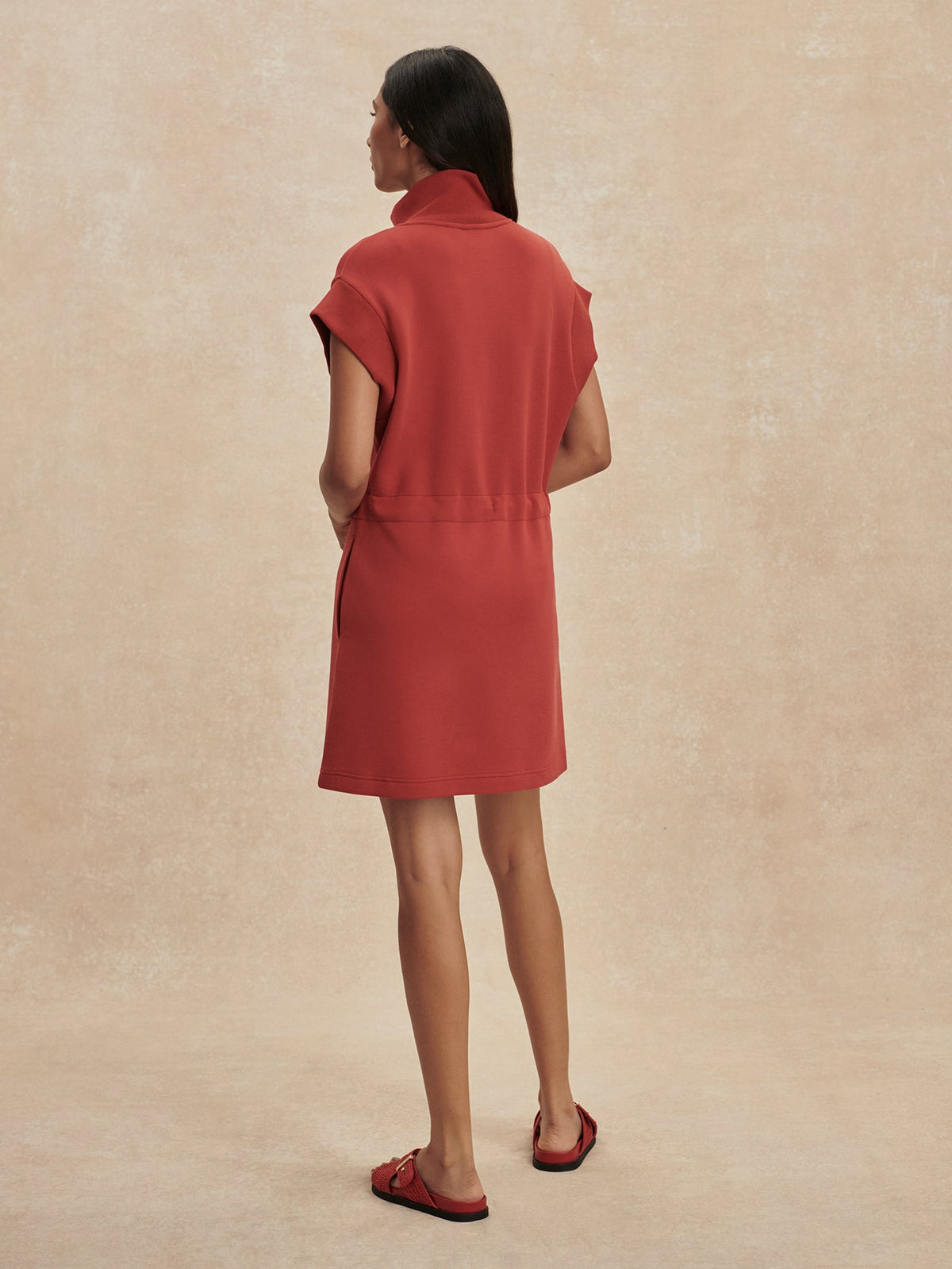 Varley Discount - Avaya Half Zip Dress
