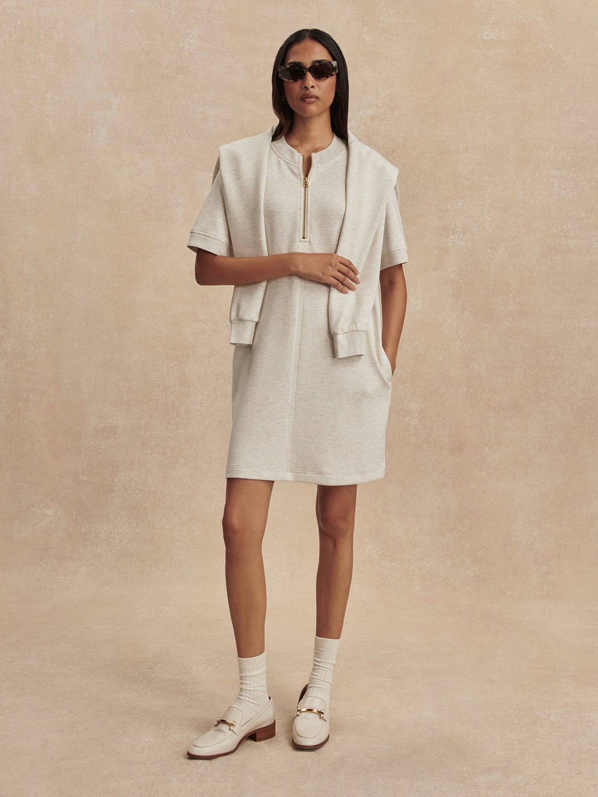 Varley Value - Nori Half Zip Dress