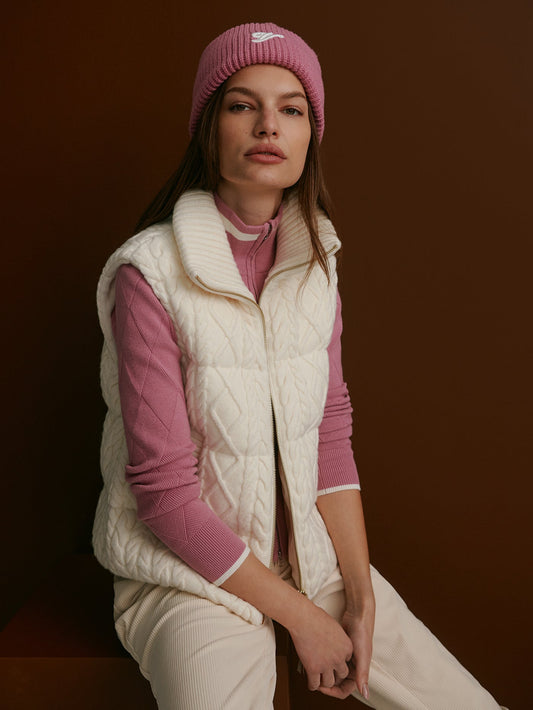 Varley Special Offer - Irina Cable Knit Gilet