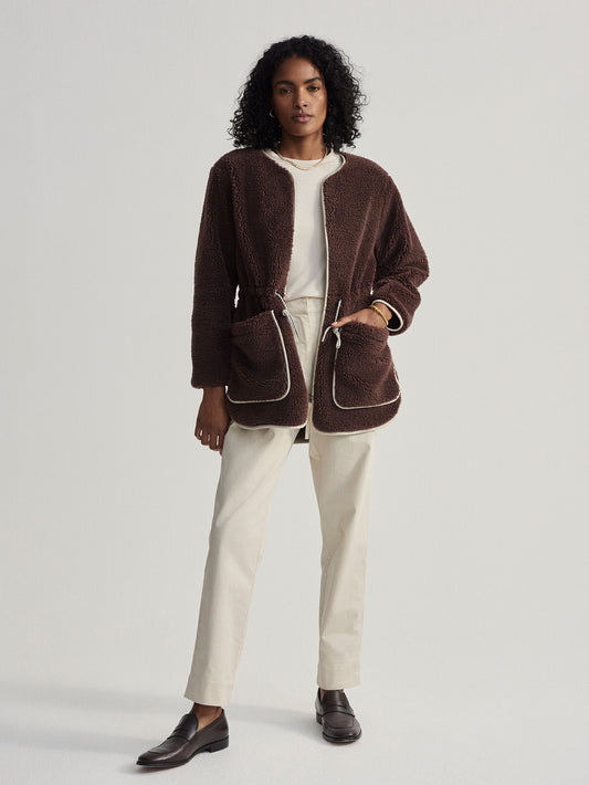 Varley New - Angelina Sherpa Coat