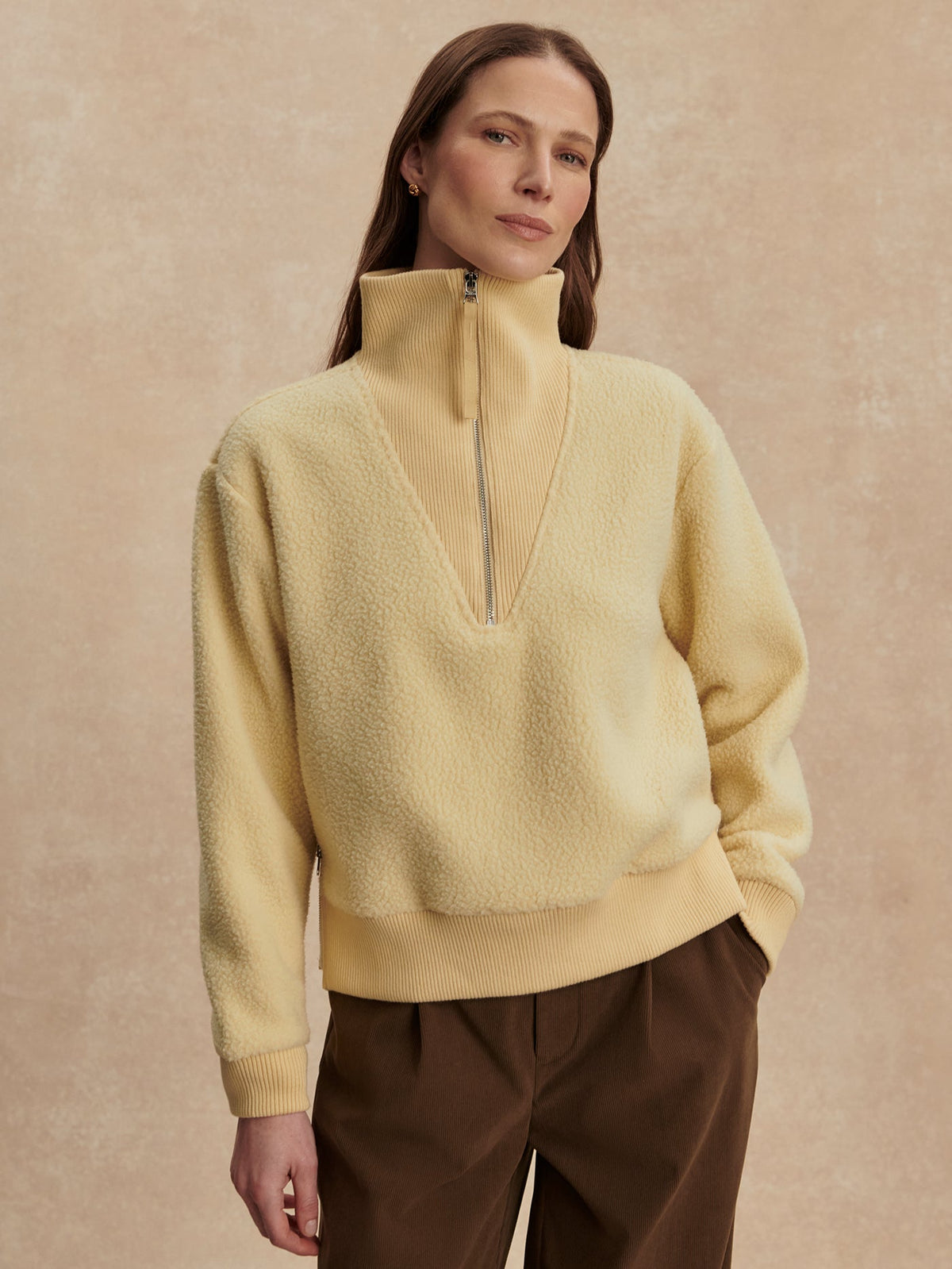 Varley New - Jaylin Half Zip Fleece