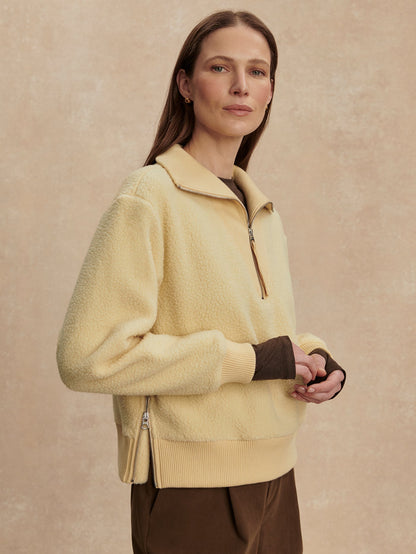 Varley New - Jaylin Half Zip Fleece
