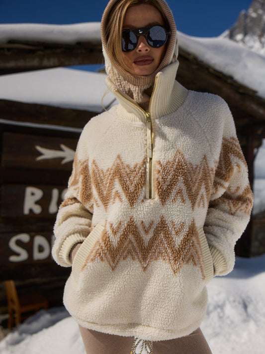Varley Sale - Hendrik Half Zip Sherpa