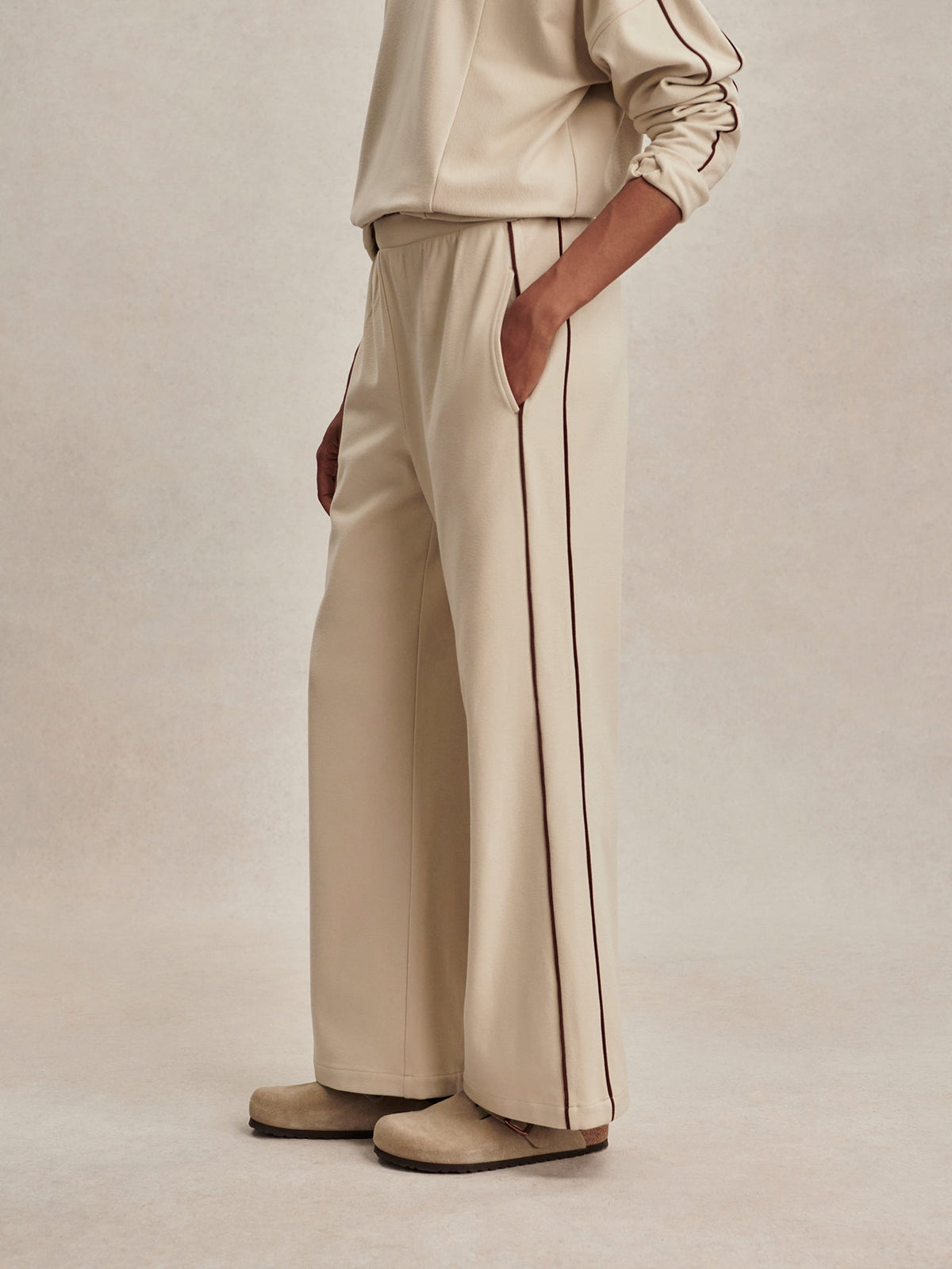 Varley Great Value - Brushed Rib Wide Leg Pant 30