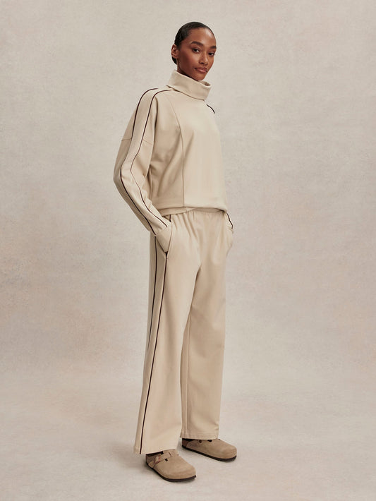 Varley Top Pick - Brushed Rib Wide Leg Pant 28
