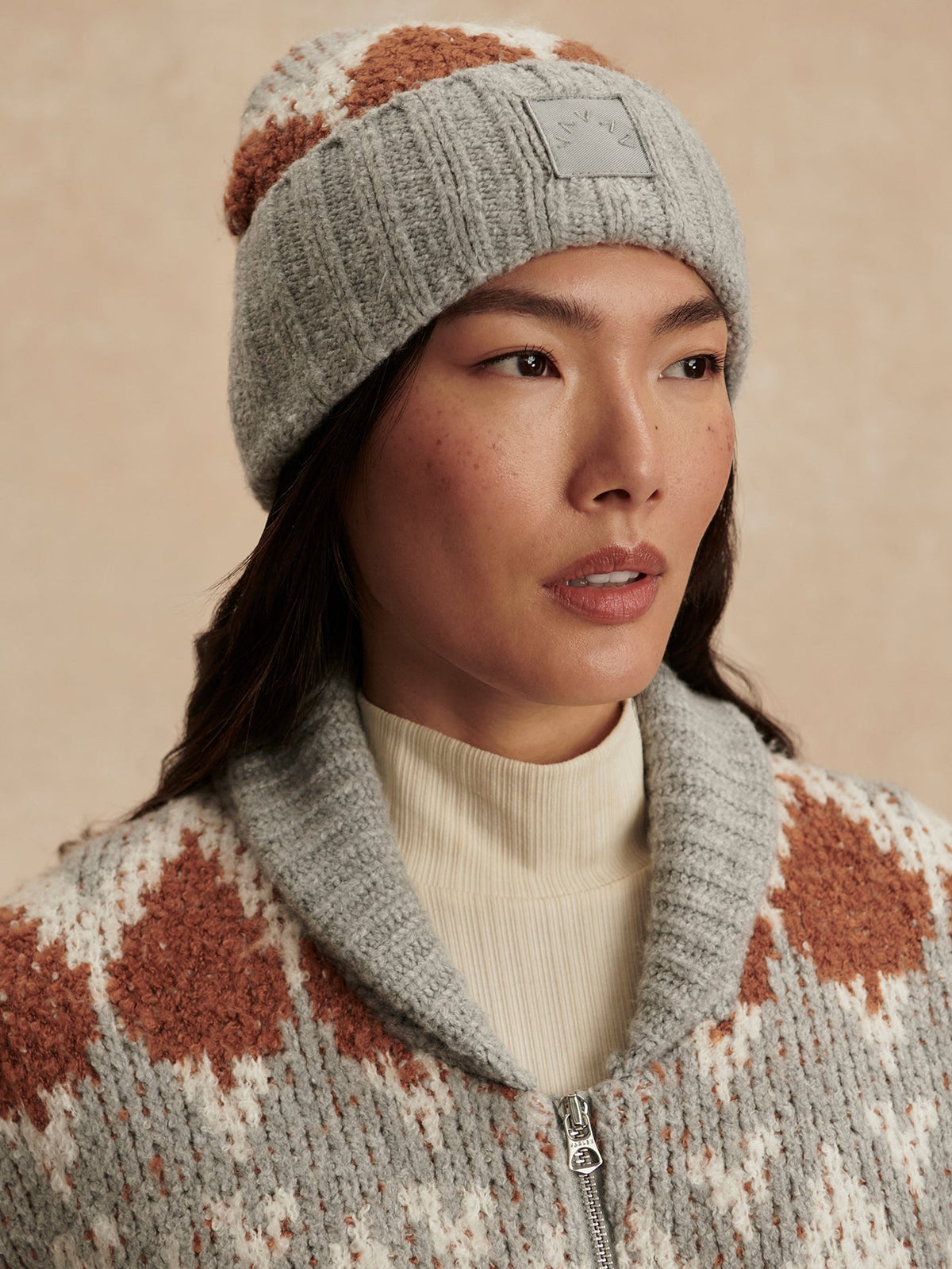 Varley Discount - Honor Jacquard Knit Beanie