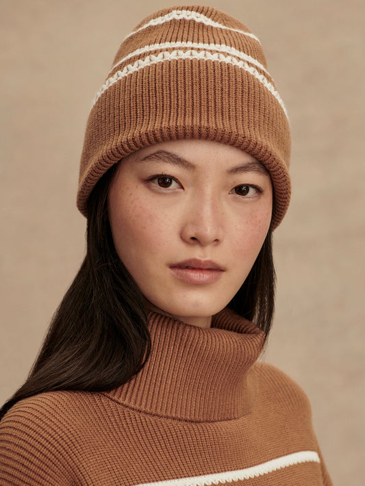 Varley Classic - Ronan Stitch Stripe Beanie