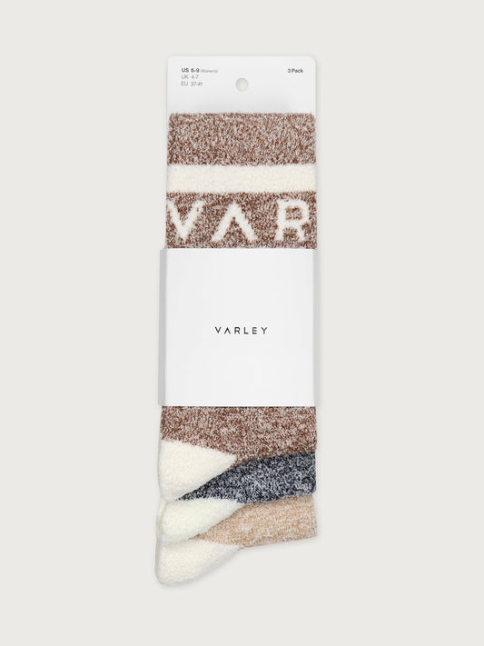 Varley Value - Spencer Sock 3 Pack Marl