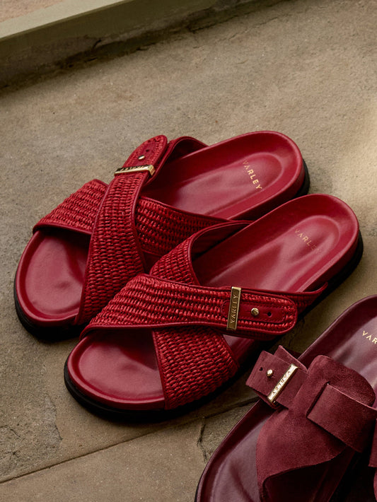 Varley Hot Sale - Esla Slide Sandals Textile