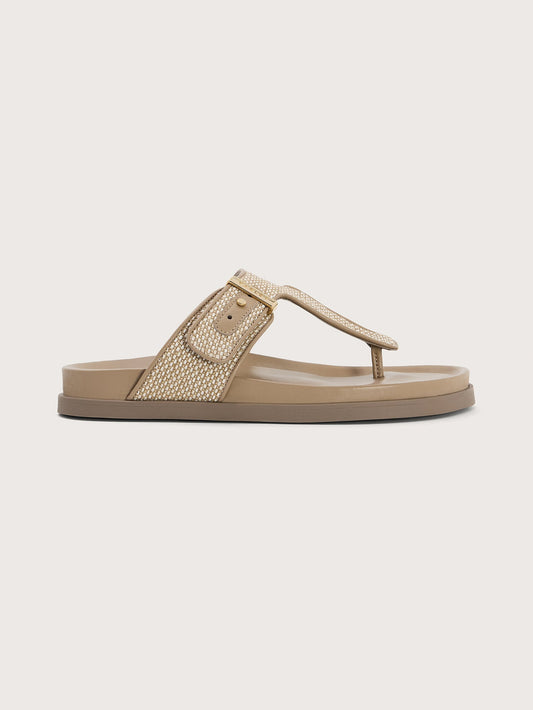 Varley Trusted - Aisne Toe Post Sandals Textile