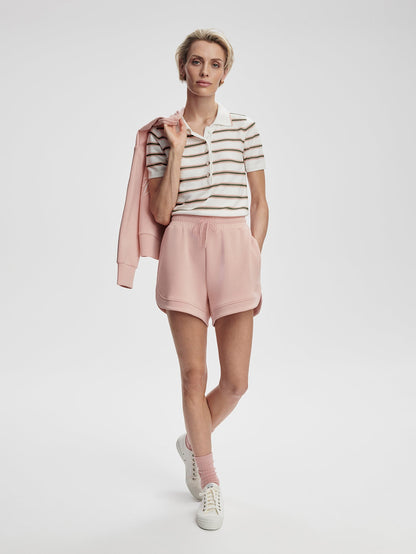 Varley Essential - Faustine Button Neck Polo