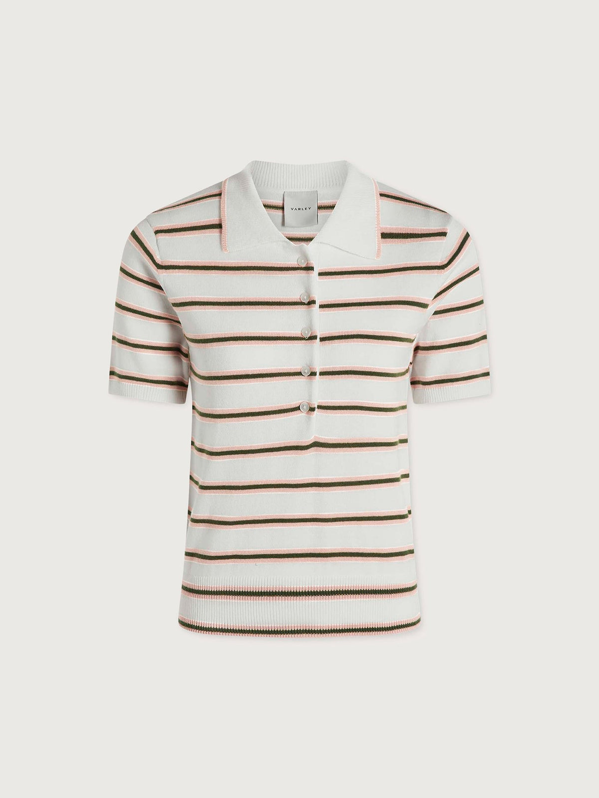 Varley Essential - Faustine Button Neck Polo
