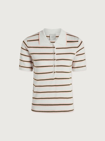 Varley Essential - Faustine Button Neck Polo