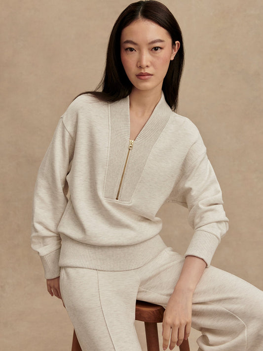 Varley Featured - Sally Half Zip Sweat