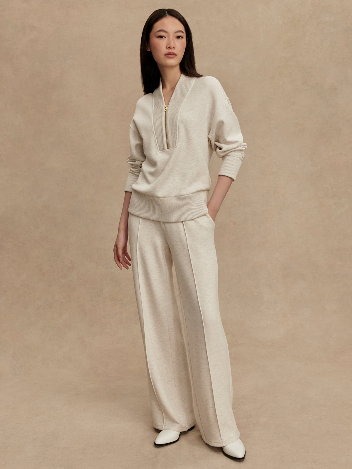 Varley Featured - Sally Half Zip Sweat