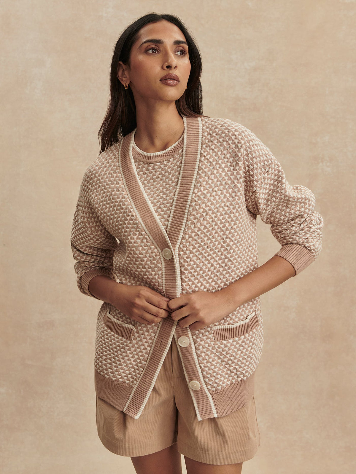 Varley Premium - Tarran Stitch Knit Cardigan