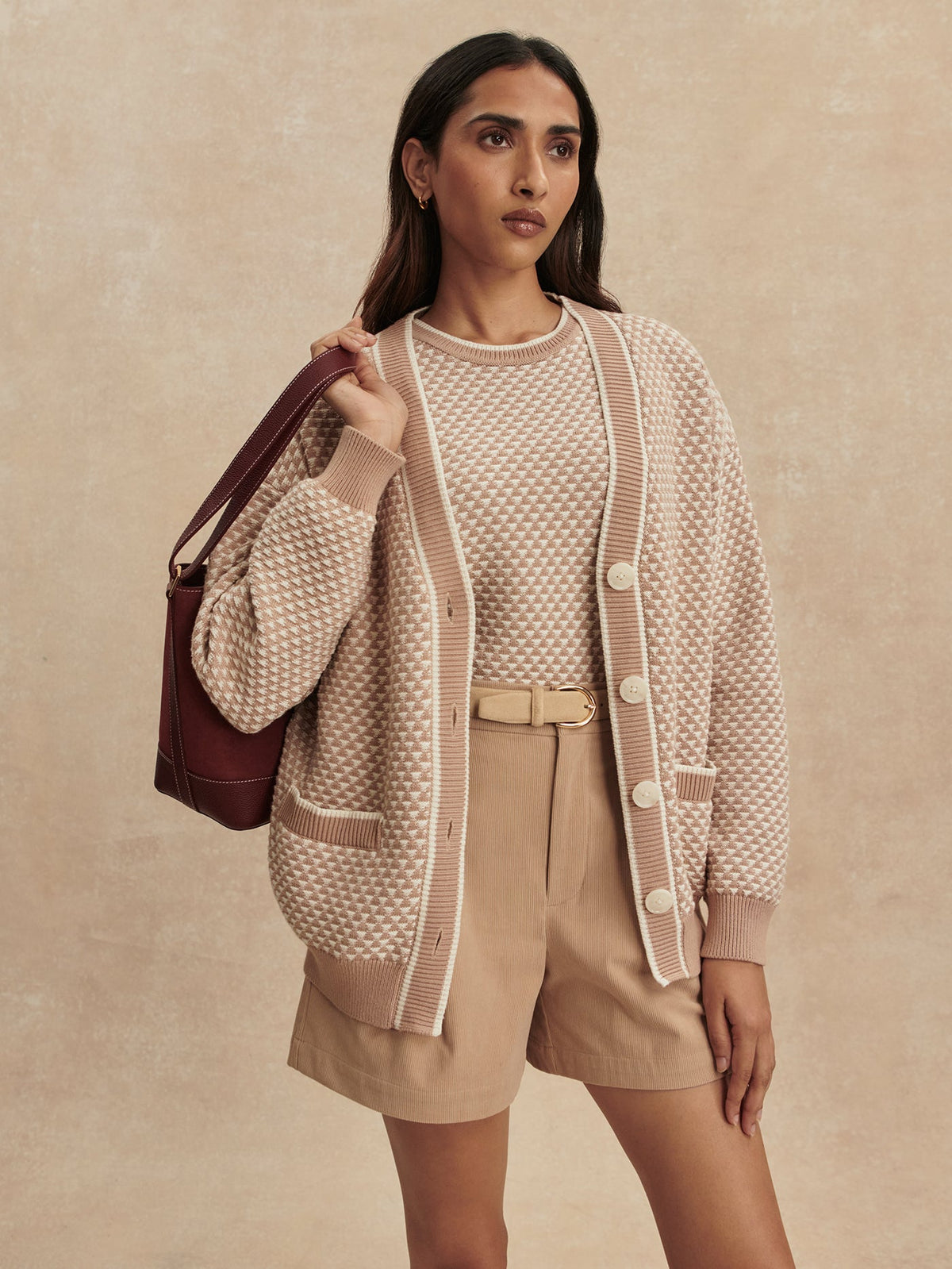 Varley Premium - Tarran Stitch Knit Cardigan