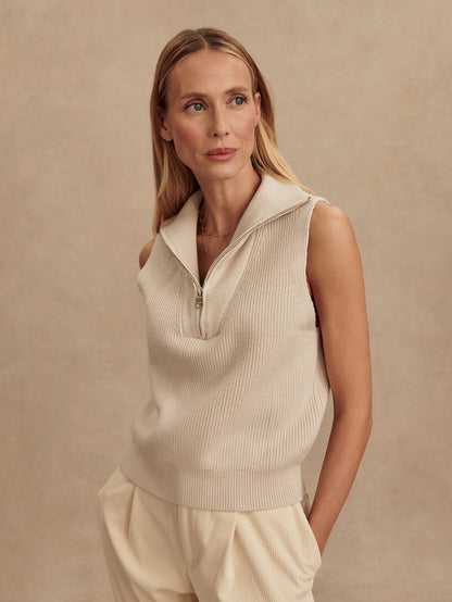 Varley Discount - Amina Half Zip Knit