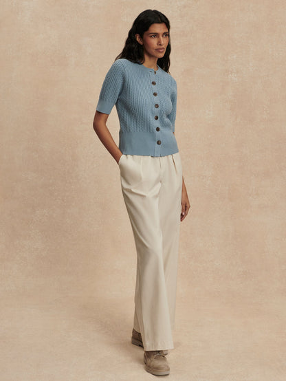 Varley Classic - Rhys Short Sleeve Cardigan