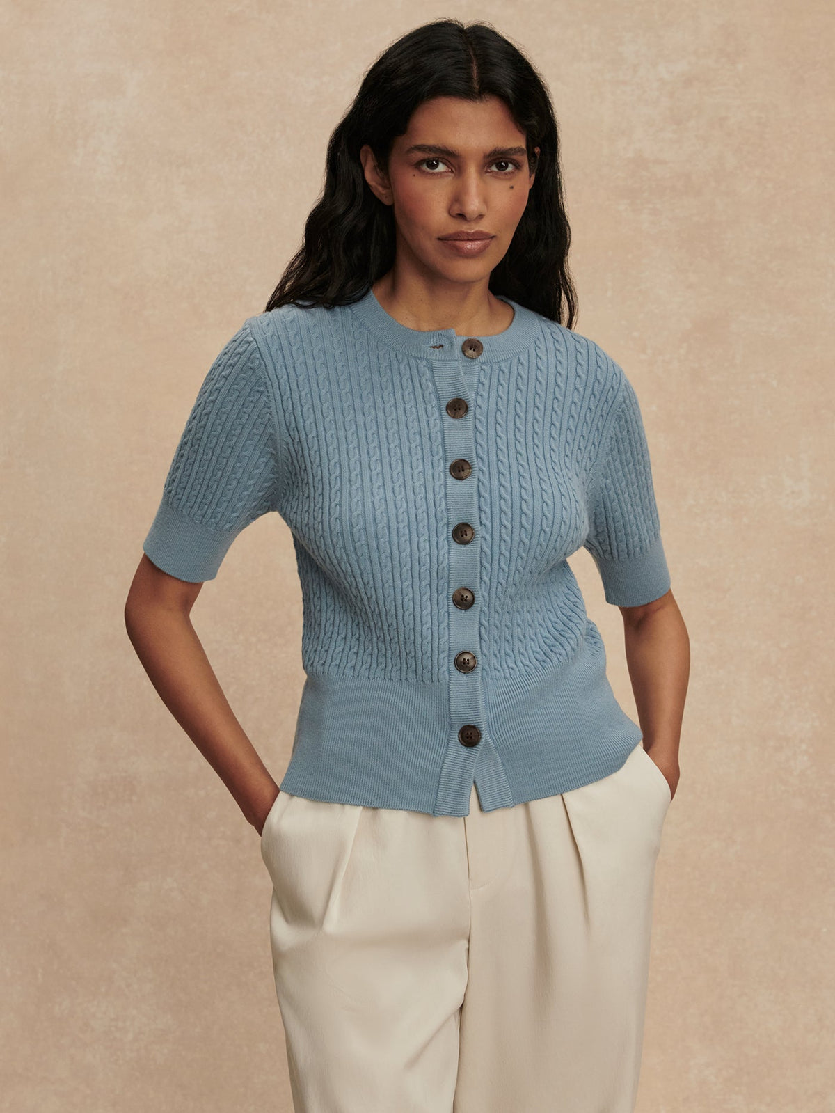 Varley Classic - Rhys Short Sleeve Cardigan