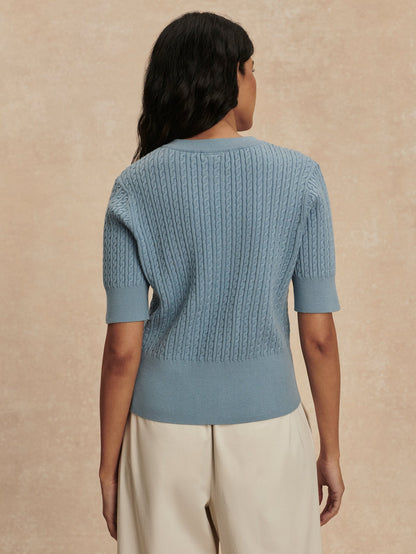 Varley Classic - Rhys Short Sleeve Cardigan