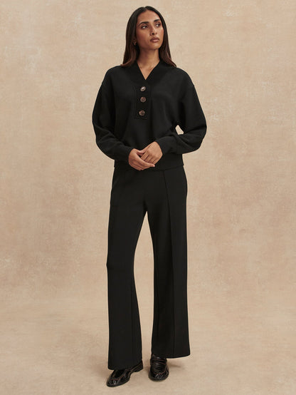 Varley Customer Favorite - Lucine Button Front Sweat
