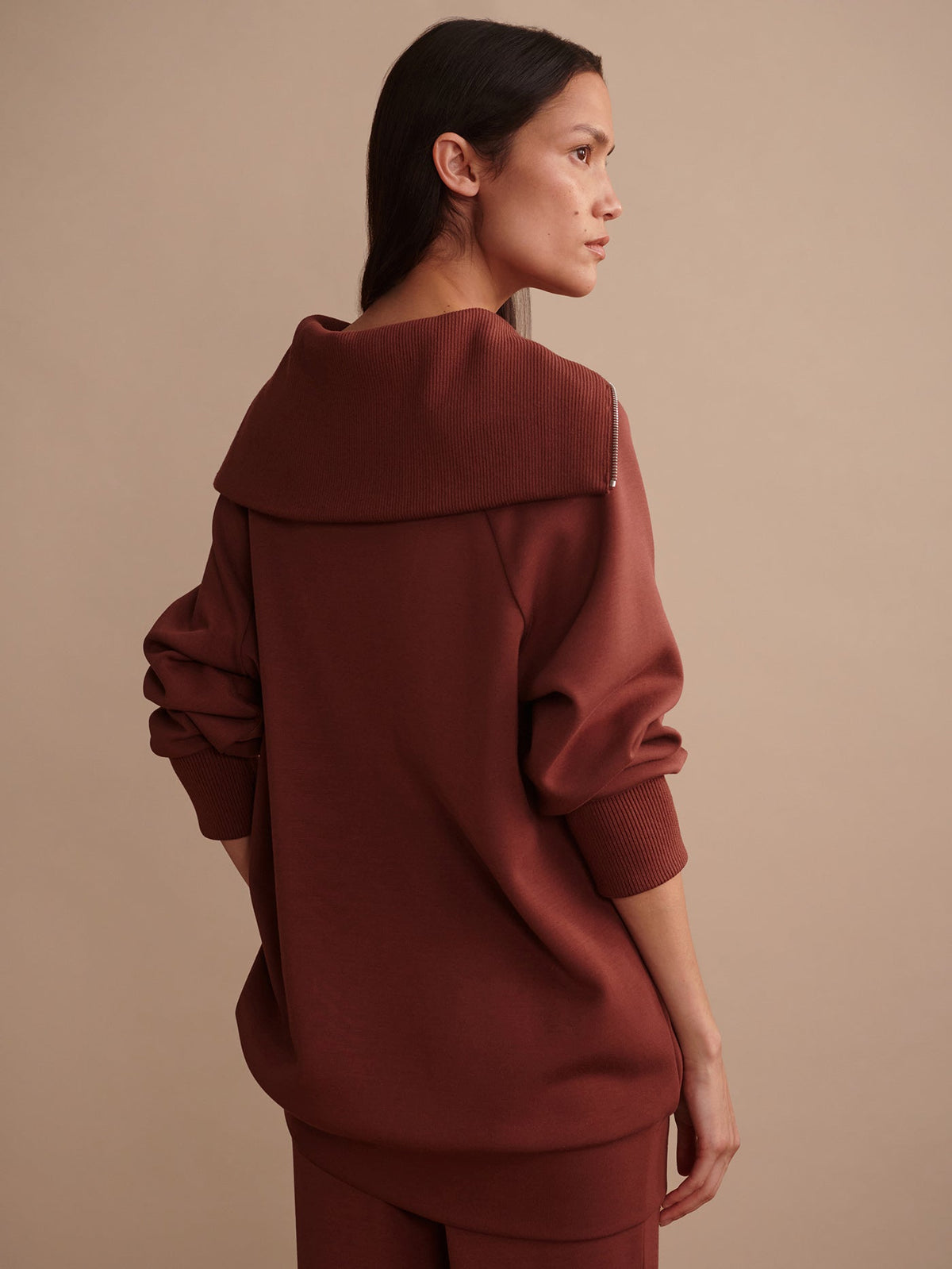 Varley Everyday - Xina Half Zip Longline Sweat