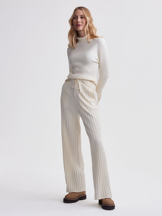Varley Quality - Simeon Wide Rib Knit Trouser